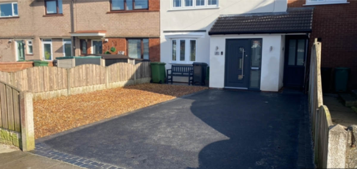 driveway after tarmac
